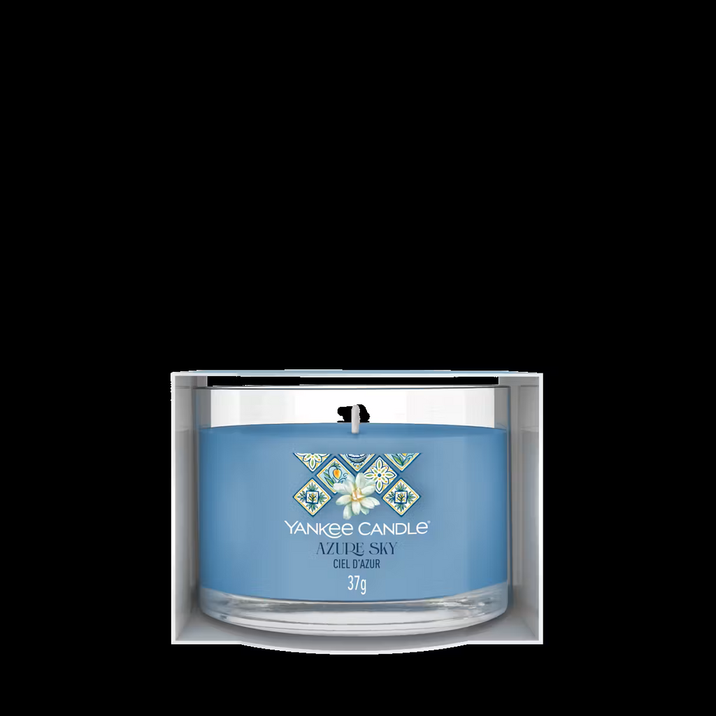 AZURE SKY - Yankee Candle - Candela Votive in Vetro