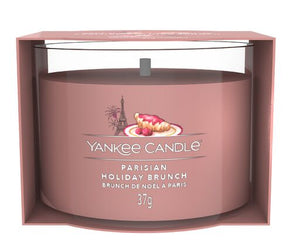 PARISIAN HOLIDAY BRUNCH - Yankee Candle - Candela Votive in Vetro - PASSPORT TO THE HOLIDAYS