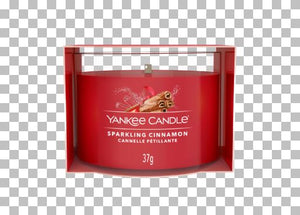 SPARKLING CINNAMMON- Yankee Candle - Candela Votive in Vetro  NATALE