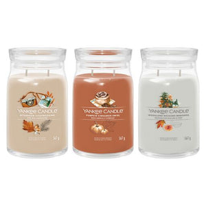 PUMPKING CINNAMON SWIRL  -Yankee Candle- Giara Grande- cottage getaway - Signature