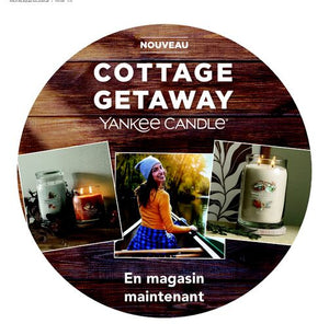 WOODLAND WEEKEND MEMORIESE -Yankee Candle- Tart Cera da Fondere - COTTAGE GETAWAY